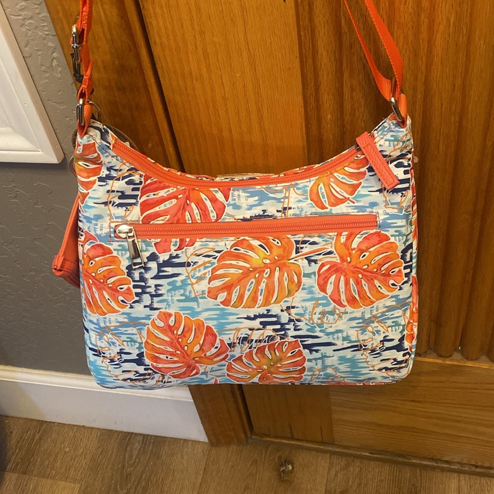 Bnwt Samantha Brown To Go Nylon Multi Color Cross… - image 5